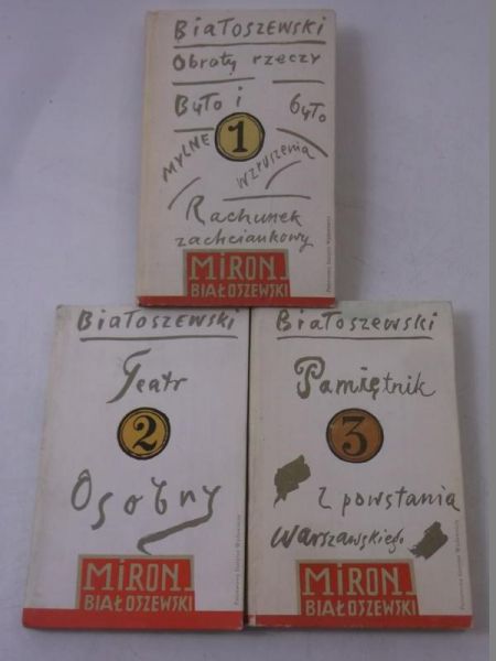 Białoszewski Miron - Utwory zebrane, 3 tomy