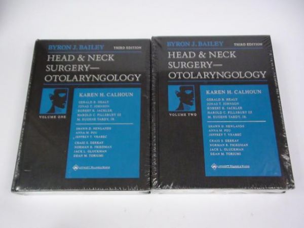 Head and Neck Surgery - Otolaryngology, Vol. I-II