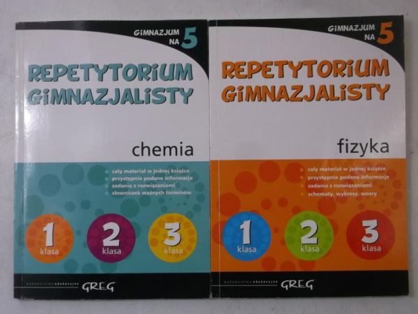 Repetytorium gimnazjalisty. Chemia / Fizyka
