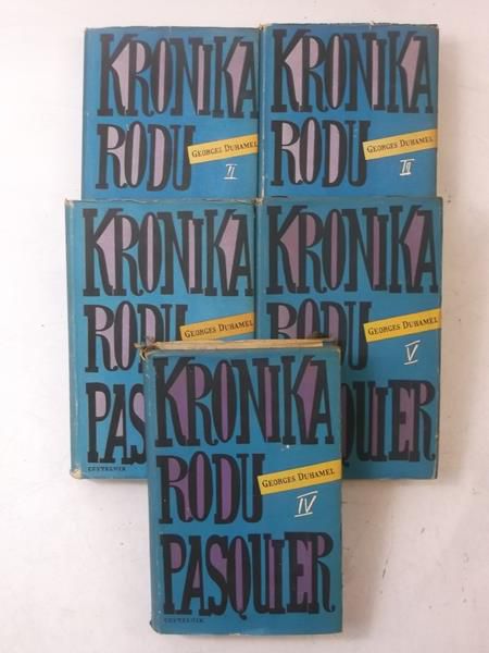 Kronika rodu Pasquier, Tom I-V