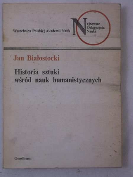 Historia sztuki wśród nauk humanistycznych