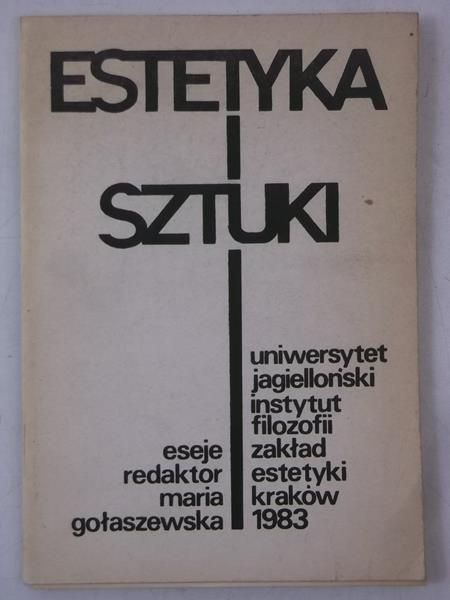 Estetyka i sztuki