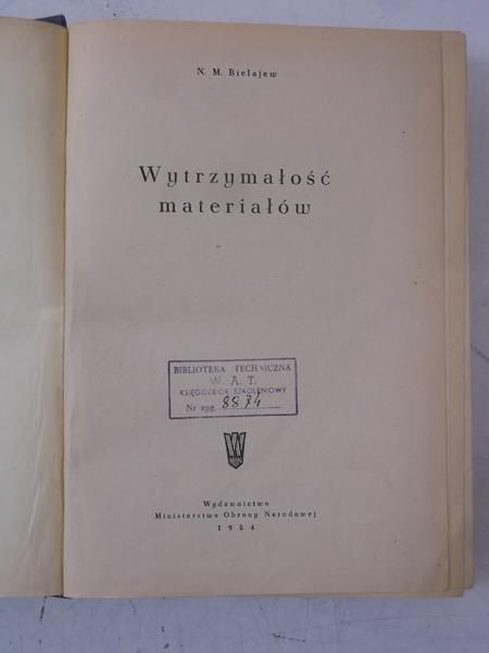 Bielajew N. M. - Wytrzymałość materiałów