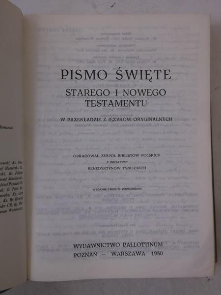 Pismo Święte Starego i Nowego Testamentu