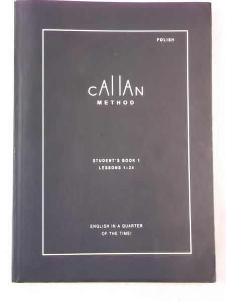 Callan Method. Student's Book 1. Lessons 1-24
