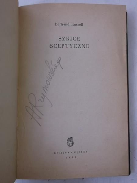 Russell Bertrand - Szkice sceptyczne