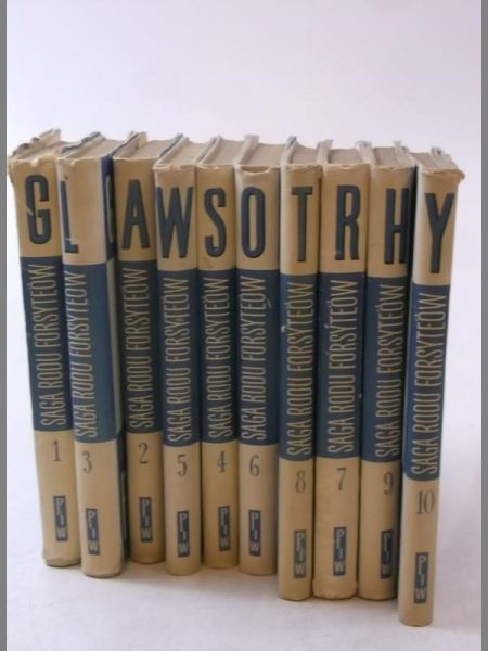 Galsworthy John - Saga Rodu Forsyteów, Nowoczesna Komedia, Koniec Rozdziału, Na giełdzie Forsyetów, 10 tomów