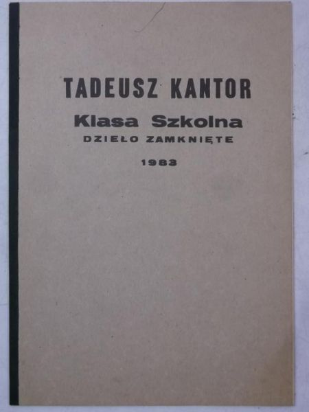 Klasa szkolna dzieło zamknięte 1983