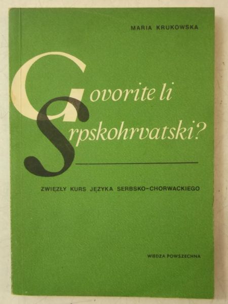 Govorite li srpskohrvatski?