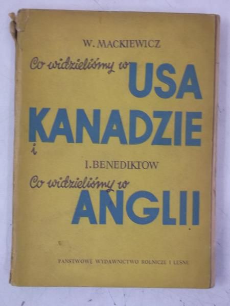 Mackiewicz W., Benediktow I. - Co widzieliśmy w USA i Kanadzie, Co widzieliśmy w Anglii