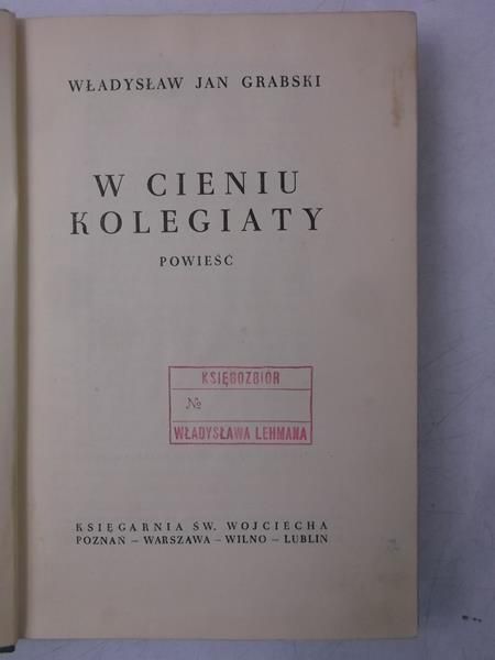 W cieniu kolegiaty, 1939 r.
