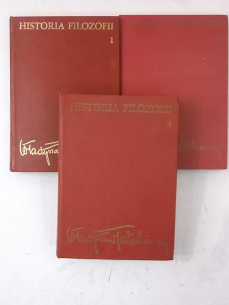 . - Historia filozofii, Tom I-III