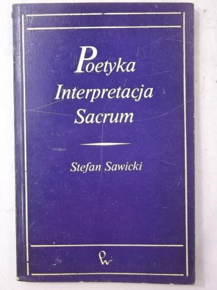 Poetyka Interpretacja Sacrum