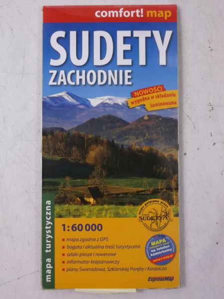 Sudety Zachodnie. Mapa turystyczna 1:60 000