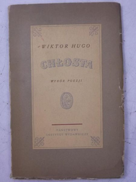 Chłosta. Wybór poezji