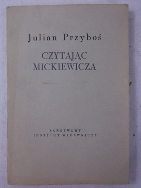 Czytając Mickiewicza