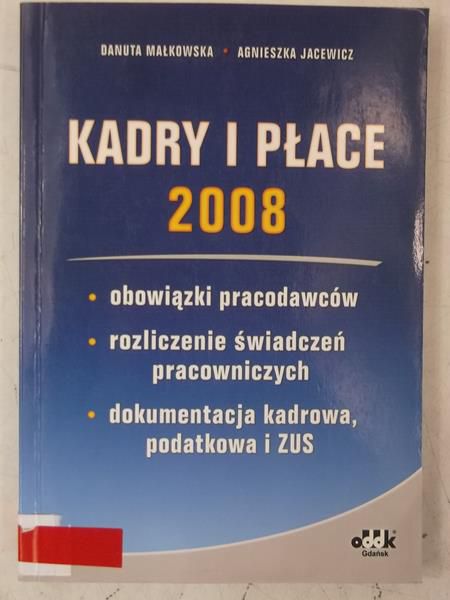 Kadry i płace 2008