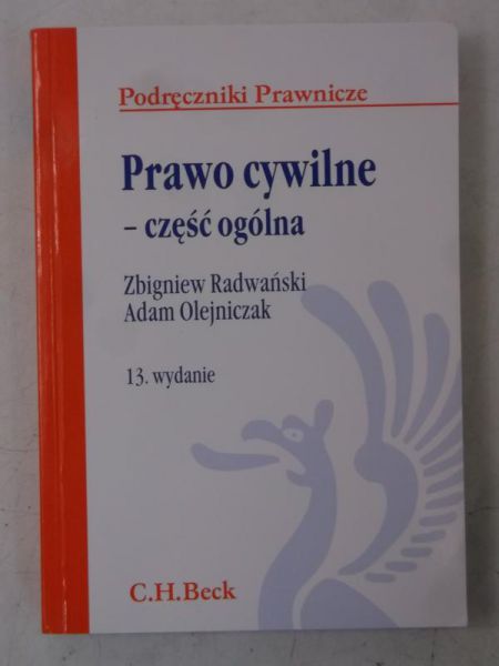 Prawo cywilne- część ogólna, Wyd. 13, Nowa