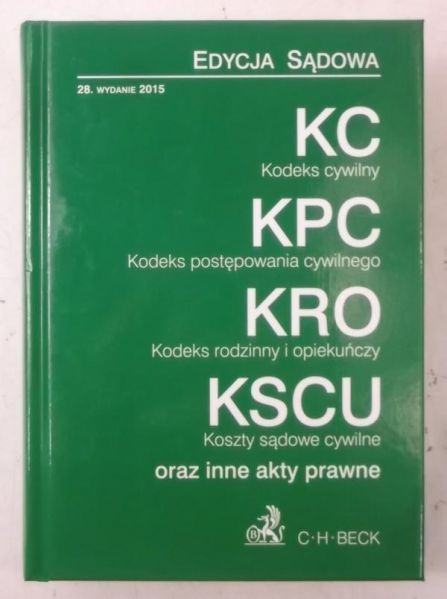 Filsek Aneta (red.) - Zbiór ustaw: KC, KPC, KRO i inne, Nowa