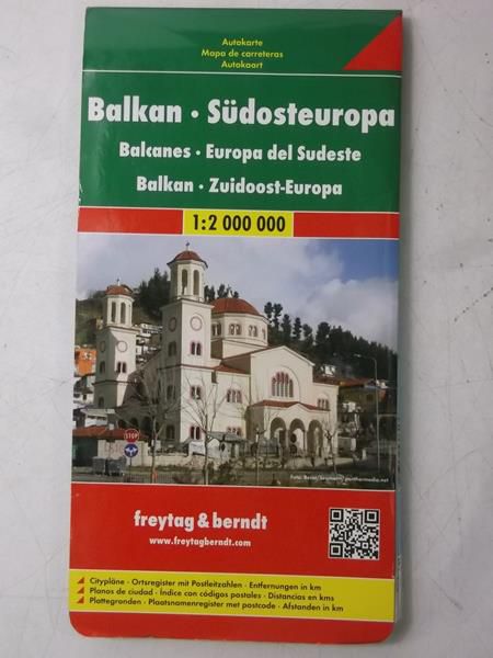 Bałkany Europa Południowa mapa drogowa 1:2 000 000, Nowa