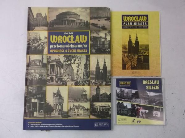Galik Piotr - Wrocław przełomu wieków XIX / XX + CD i plan miasta
