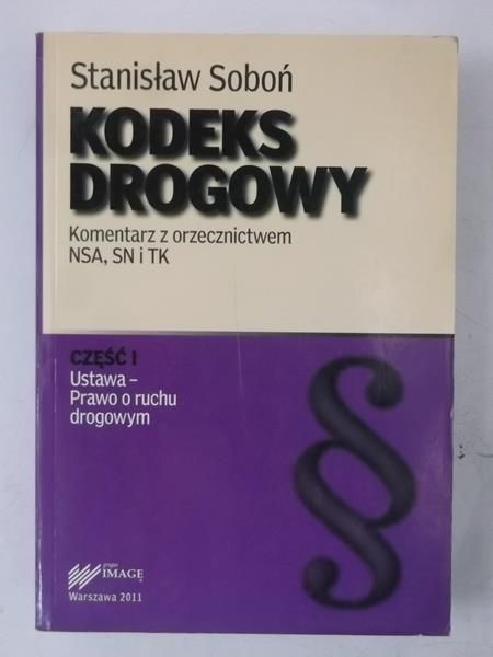 Kodeks drogowy, Część I
