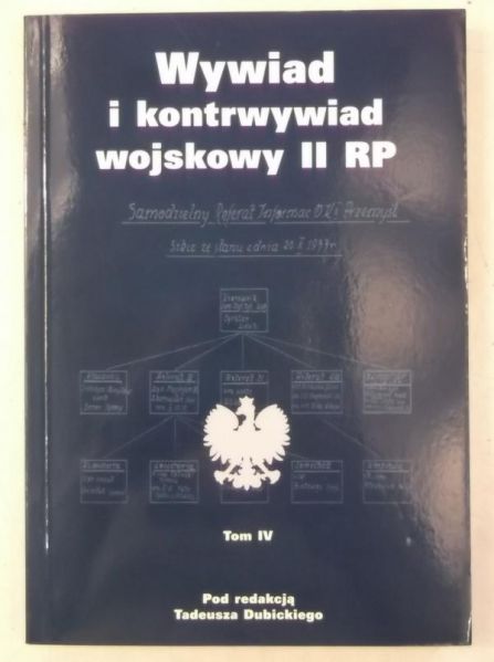 Wywiad i kontrwywiad wojskowy II RP, Tom IV, Nowa