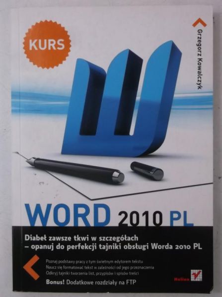 Word 2010 PL. Kurs