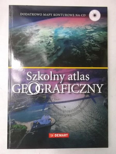 Szkolny atlas geograficzny + płyta CD