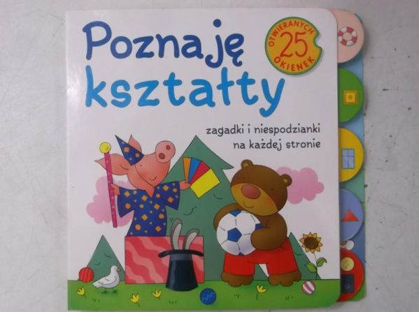 Poznaję kształty 25 otwieranych okienek