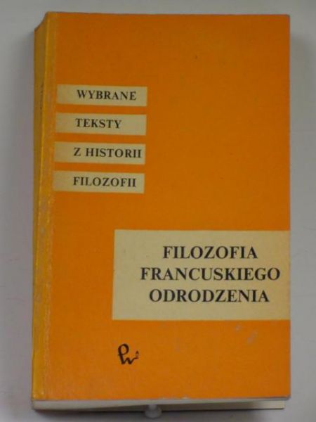 Filozofia francuskiego odrodzenia