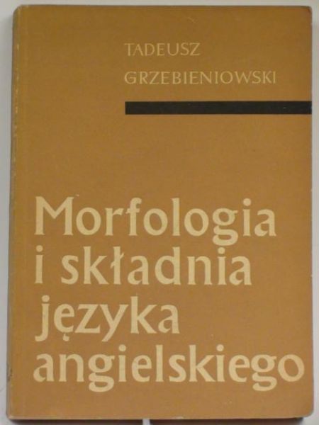 Morfologia i składnia języka angielskiego
