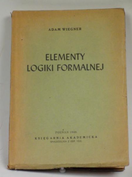 Elementy logiki formalnej, 1948