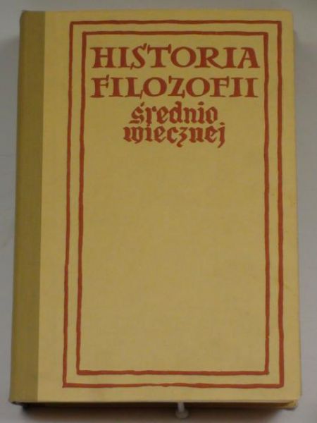 Historia filozofii średniowiecznej