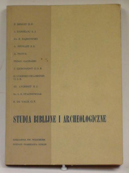 Studia biblijne i archeologiczne