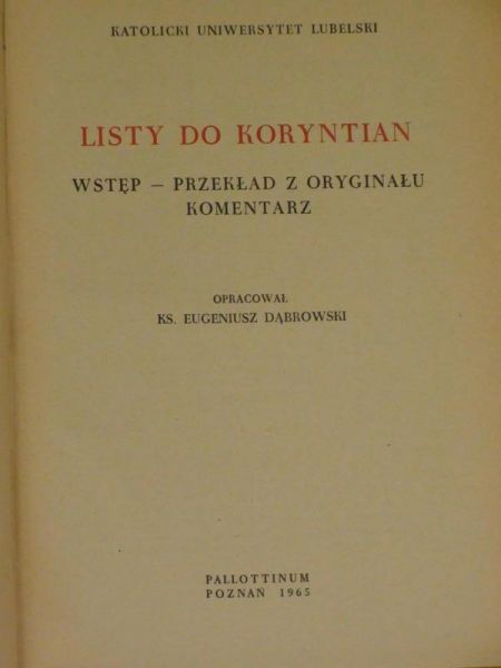 Listy do Koryntian