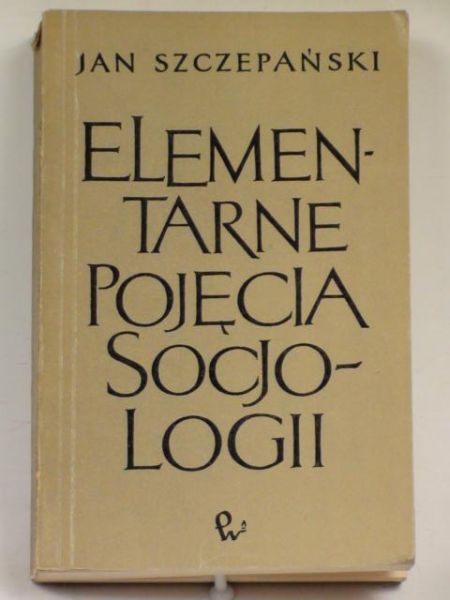 Elementarne pojęcia socjologii