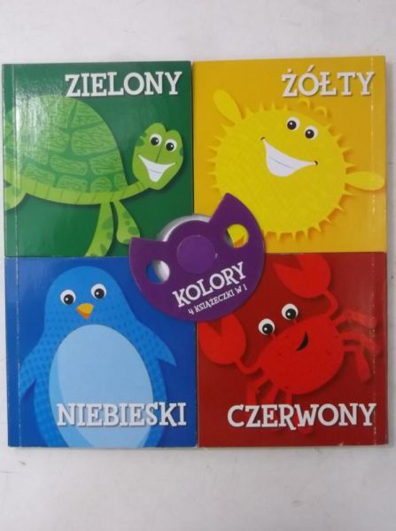 Kolory. 4 książeczki w 1