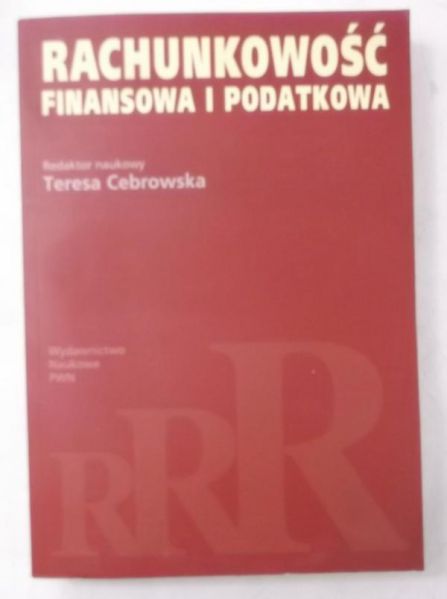 Rachunkowość finansowa i podatkowa