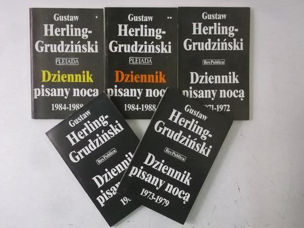 Dziennik pisany nocą, 5 książek