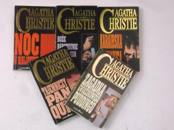 Christie Agatha - Kryminały: Zestaw 5 książek