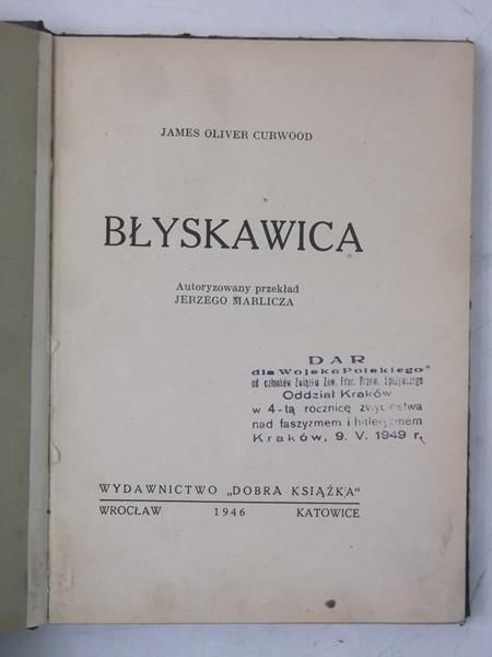Curwood J. O. - Błyskawica, 1946 r.