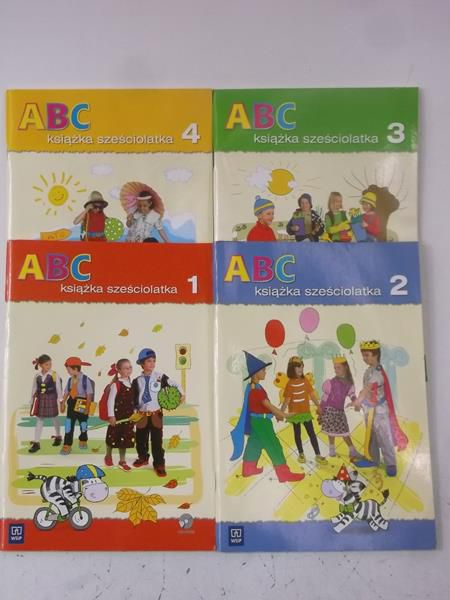 ABC książka sześciolatka, część 1-4