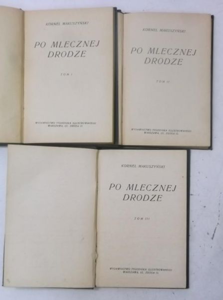 Po mlecznej drodze, Tom I-III, 1928 r.