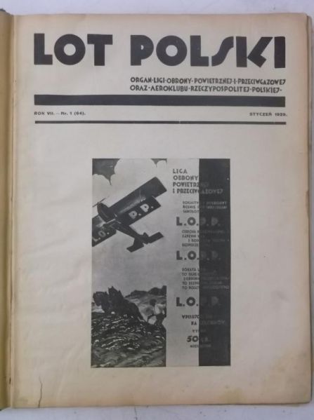 Lot polski, nr 1-12, 1929 r.