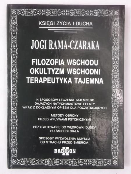 Filozofia Wschodu, okultyzm wschodni, terapeutyka tajemna
