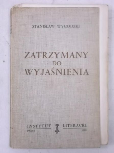Zatrzymany do wyjaśnienia