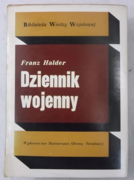 Halder Franz - Dziennik wojenny
