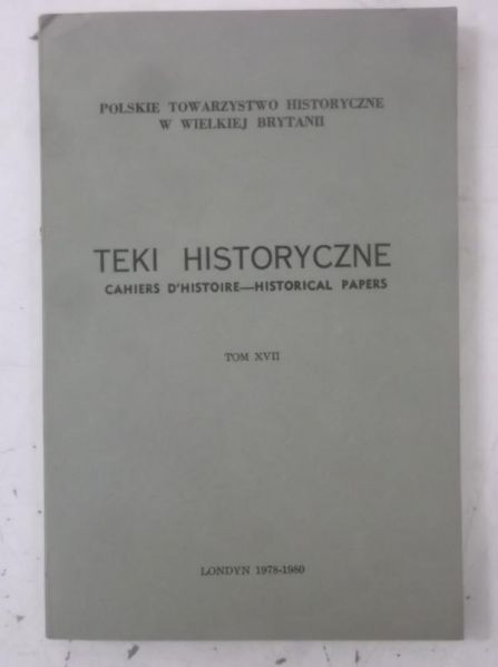 Teki historyczne, Tom XVII