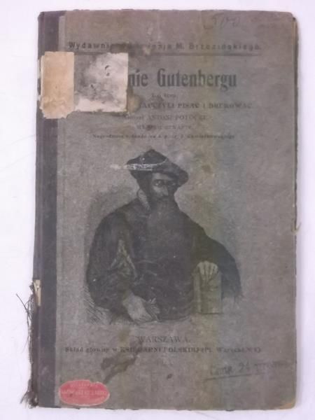 O Janie Gutenbergu, 1916 r.